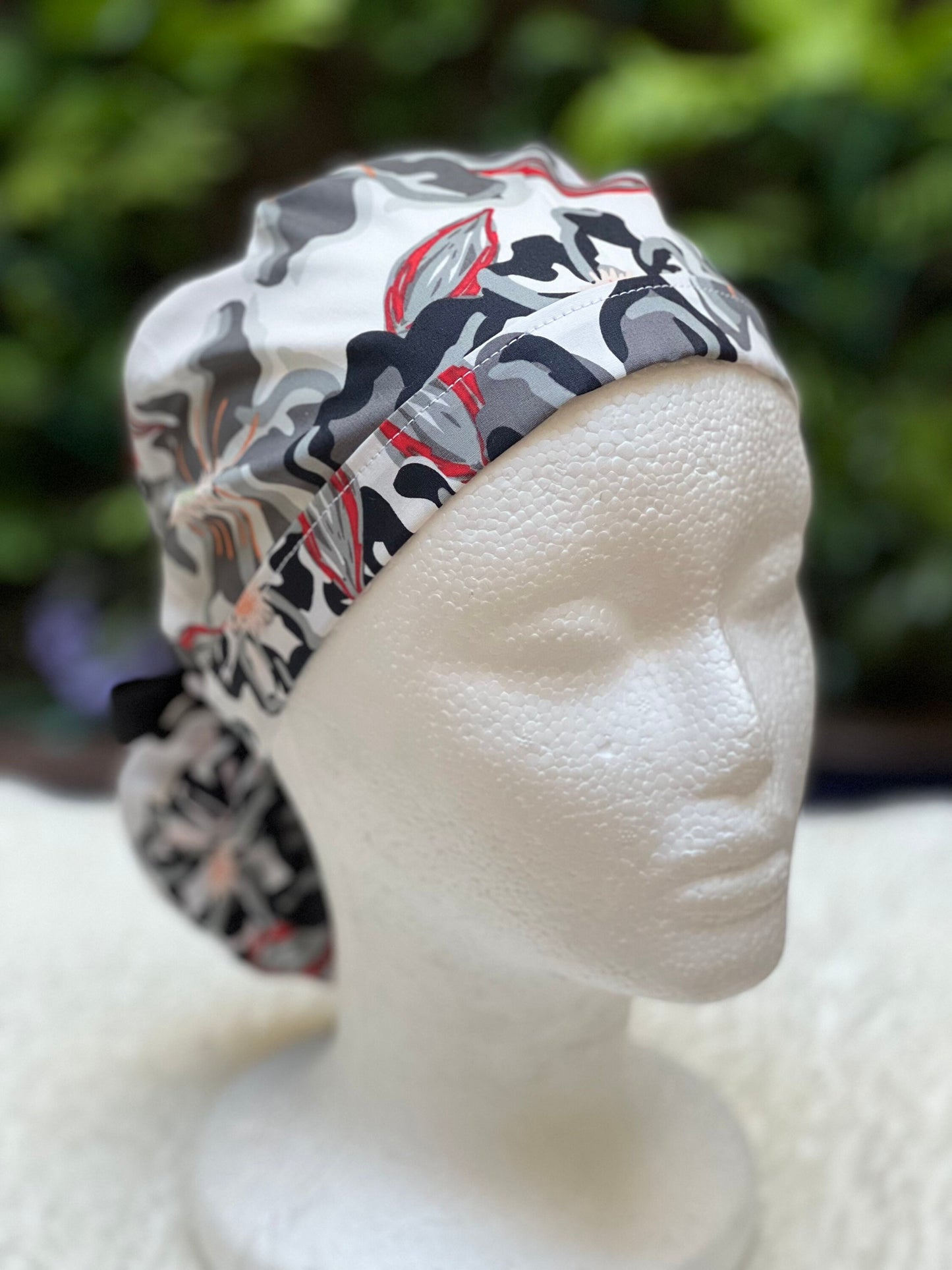 Charcoal Bloom - Ponytail Cap