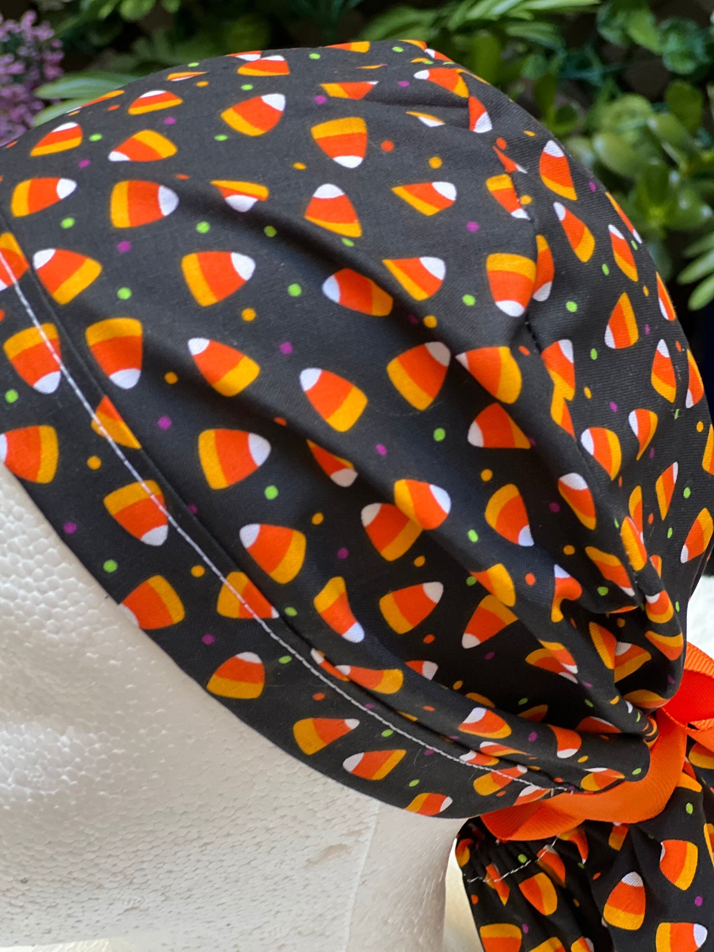 Candy Corn - Ponytail Cap