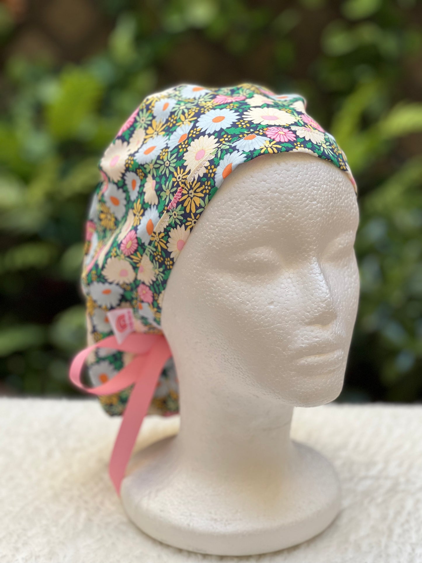 Crystal Ponytail Scrub Cap