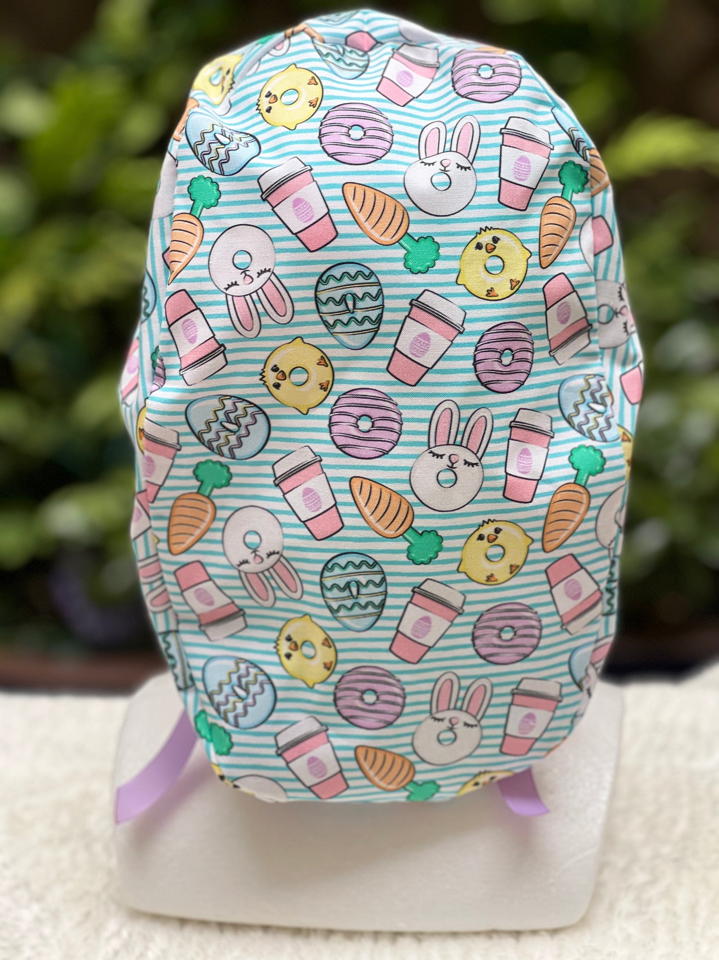 Easter Ponytail Scrub Cap