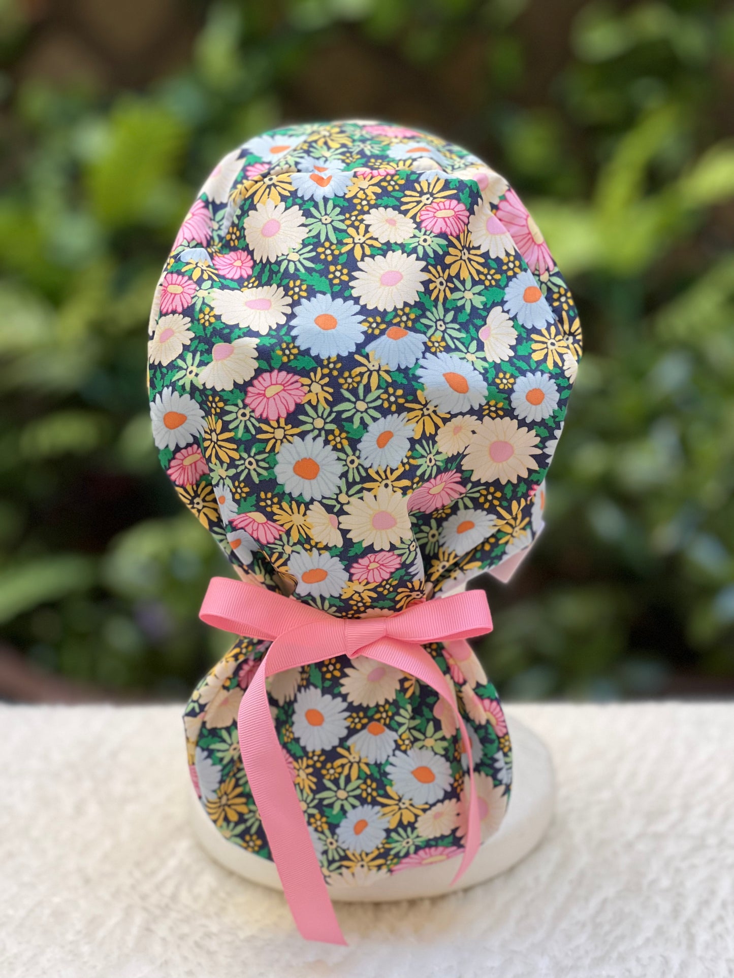 Crystal Ponytail Scrub Cap