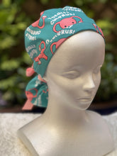 Load image into Gallery viewer, Totally Cuterus ponytail scrub cap
