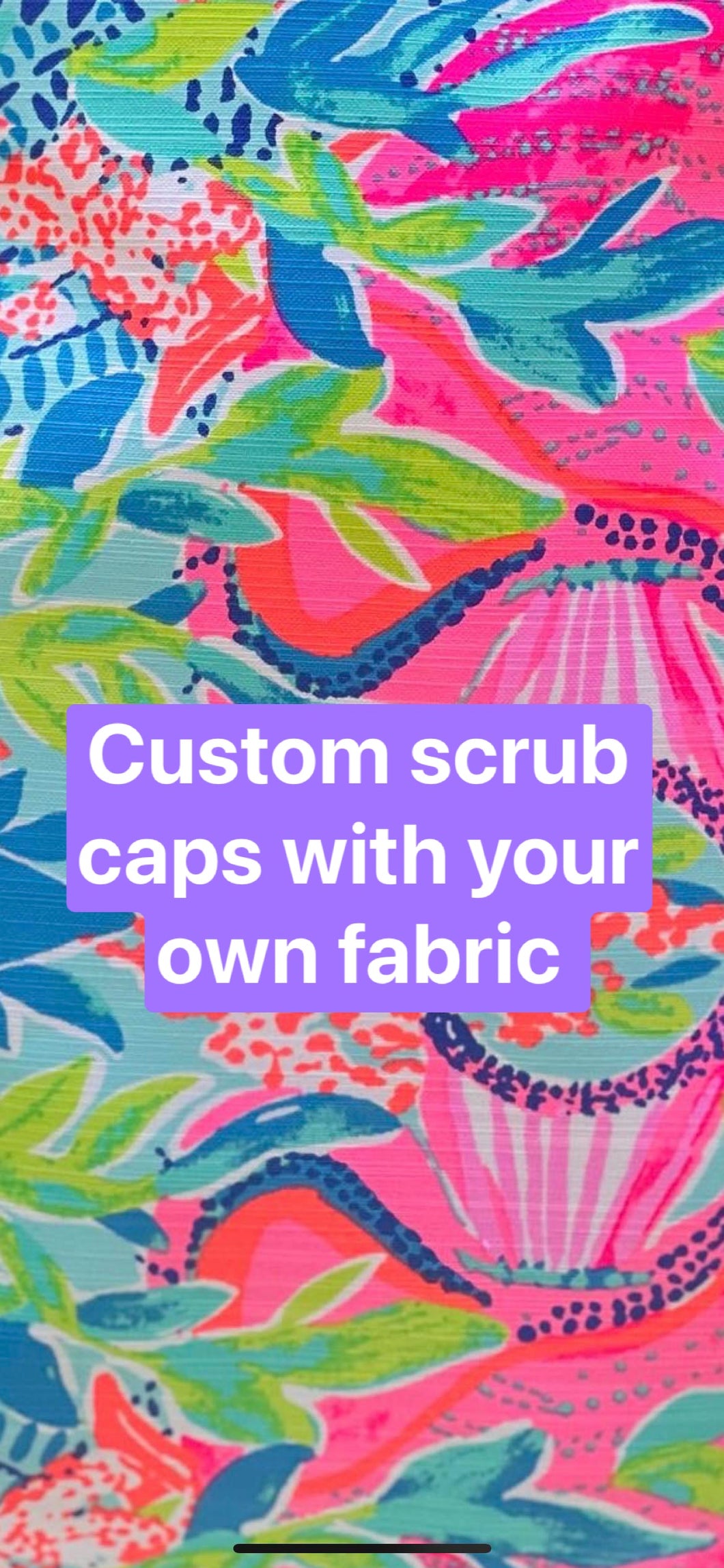 Custom Scrub Cap