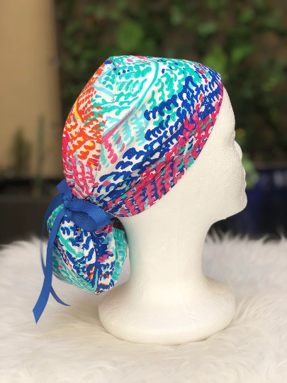 Lauren Ponytail Scrub Cap
