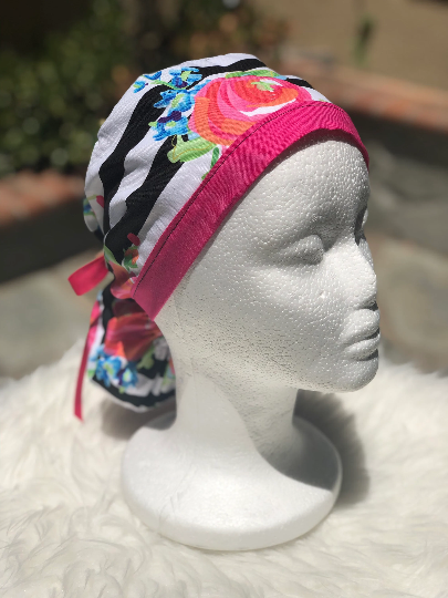 Leilani Ponytail Scrub Cap
