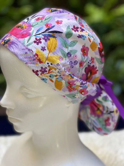 Sophie Ponytail Scrub Cap